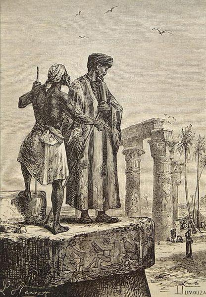 Hippolyte Leon Benett Ibn Battuta in Egypt Sweden oil painting art